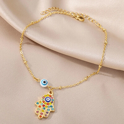 Nerūdijančio plieno perlų imitacijos kulkšnys moterims aukso spalvos grandinėlė kulkšnies apyrankė kulkšnies apyrankė vasaros paplūdimio papuošalų priedai Dovana