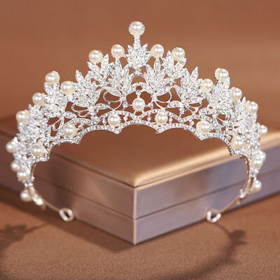 Itacazzo Bridal Headwear Crown Classic Tiras Potrivit pentru nunta femeilor, petrecerea de aniversare