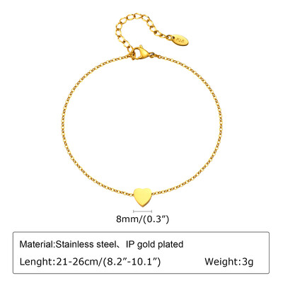 Βραχιόλι αστραγάλου σε πόδι από ανοξείδωτο ατσάλι, αδιάβροχο ρυθμιζόμενο μπαλάκι με χάντρες παραλίας Cuban Link Summer Boho Foot Jewelry for Women