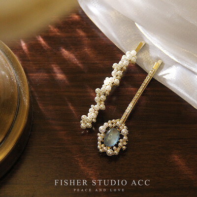 Moda coreeană Floare Opal Pearl Agrafe Cadouri Femei Fete Agrafe de păr Ace Barete Accesorii Agrafe cleme pentru păr