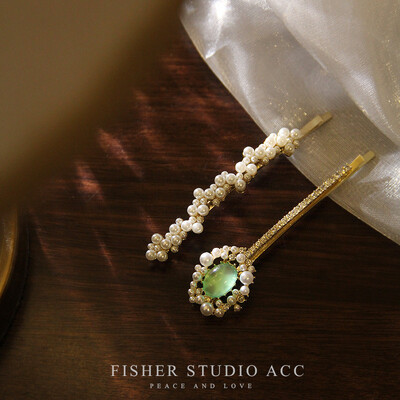 Moda coreeană Floare Opal Pearl Agrafe Cadouri Femei Fete Agrafe de păr Ace Barete Accesorii Agrafe cleme pentru păr