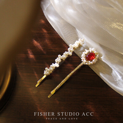 Moda coreeană Floare Opal Pearl Agrafe Cadouri Femei Fete Agrafe de păr Ace Barete Accesorii Agrafe cleme pentru păr