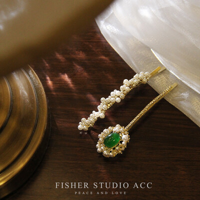 Moda coreeană Floare Opal Pearl Agrafe Cadouri Femei Fete Agrafe de păr Ace Barete Accesorii Agrafe cleme pentru păr