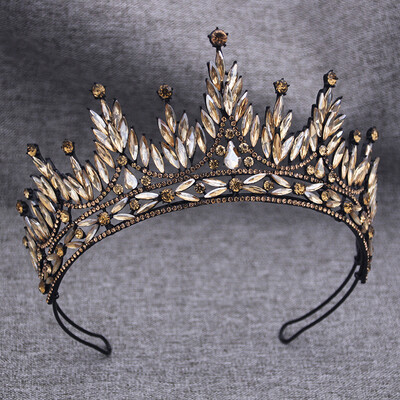 Coroana de nunta mov baroc Regina regala Tiare de mireasa Coroana de printesa Bijuterii pentru par pentru rochie de mireasa Accesorii pentru cap