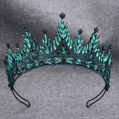 Coroana de nunta mov baroc Regina regala Tiare de mireasa Coroana de printesa Bijuterii pentru par pentru rochie de mireasa Accesorii pentru cap