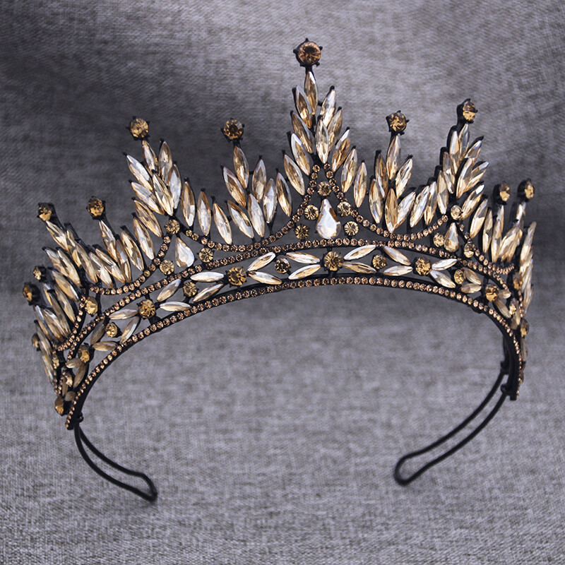 Coroana de nunta mov baroc Regina regala Tiare de mireasa Coroana de printesa Bijuterii pentru par pentru rochie de mireasa Accesorii pentru cap