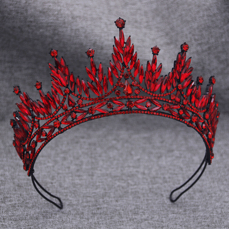 Coroana de nunta mov baroc Regina regala Tiare de mireasa Coroana de printesa Bijuterii pentru par pentru rochie de mireasa Accesorii pentru cap