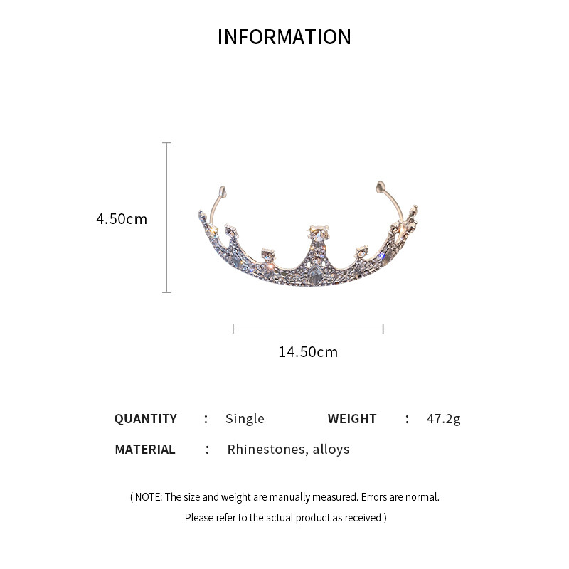 Strass strălucitor Coroană de nuntă de lux Bentite pentru păr Femei Mirese Tiare și Coifuri Bijuterii elegante, versatile