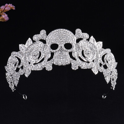 Coroană Mireasă Strass Prințesă Tiara Femei Cască pentru petrecere de Crăciun Bijuterii Accesorii pentru păr Decorare