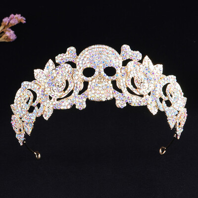 Coroană Mireasă Strass Prințesă Tiara Femei Cască pentru petrecere de Crăciun Bijuterii Accesorii pentru păr Decorare