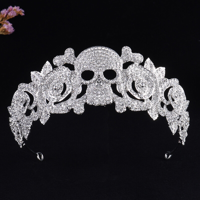 Coroană Mireasă Strass Prințesă Tiara Femei Cască pentru petrecere de Crăciun Bijuterii Accesorii pentru păr Decorare