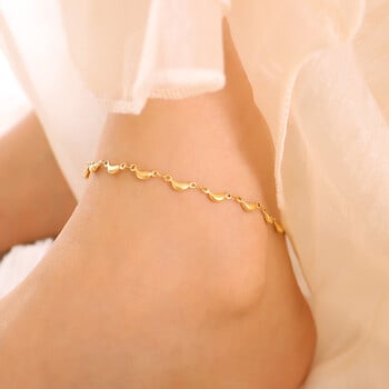 New Fashion Little Pepper Anklet σε σχήμα δελφινιού Γυναικεία αξεσουάρ ποδιών από ανοξείδωτο ατσάλι κατά του ξεθωριάσματος δώρο για κορίτσια Ζεστή προσφορά