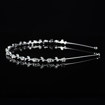 SLBRIDAL Rhinestones Crystal Tiara Headband Bridal Princess Crown Αξεσουάρ για τα μαλλιά Bridesmaids Κοσμήματα Γυναικείες κεφαλές