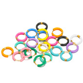 1 pereche de cercei din oțel inoxidabil pentru femei, de culoare bomboană, emailați, cercei de vară dulce, cercei, setări, bijuterii