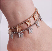 YLWHJJ Brand Creative κρεμαστό ποδήλατο από στρας, μικρό μενταγιόν πεταλούδας για γυναίκες, δημοφιλές στοιχείο πεταλούδας νέο γυαλιστερό ποδήλατο