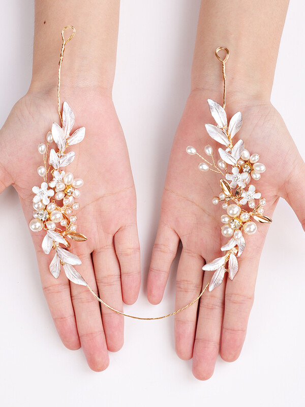 Αξεσουάρ Γάμου Πέρλες Λουλούδι Νυφικό Κεφαλόδεσμο Νυφικό Κόσμημα Μαλλιά Γάμου Περλέ Μαλλιά Τιάρες Χειροποίητο Κεφαλό