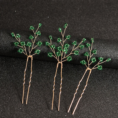 3/5 /9 Κομμάτια Γυναικείο μεταλλικό κλιπ μαλλιών με βελόνα σε σχήμα U, μαργαριτάρι νυφικό κλιπ μαλλιών, εργαλείο σχεδίασης χτενίσματος γάμου