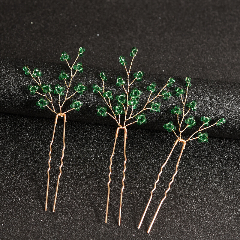 3/5 /9 Κομμάτια Γυναικείο μεταλλικό κλιπ μαλλιών με βελόνα σε σχήμα U, μαργαριτάρι νυφικό κλιπ μαλλιών, εργαλείο σχεδίασης χτενίσματος γάμου