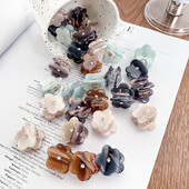 Ins Promoție 2,5 cm Mini agrafă de păr cu flori Fashon 2 buc/set Drăguț cu strasuri Acid acetic Rechin Clip pentru femeie fete