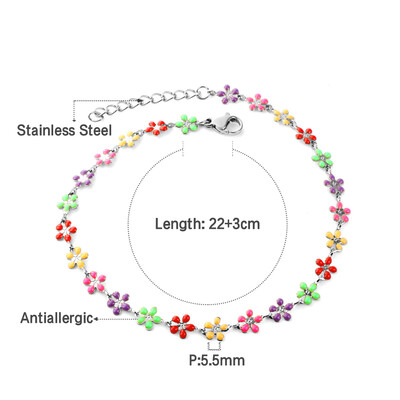 ASONSTEEL Turkey Blue Evil Cat Eyes bokalánc karkötő rozsdamentes acél varázslat gyöngyös láblánc bokalánc a lábon női strandékszer