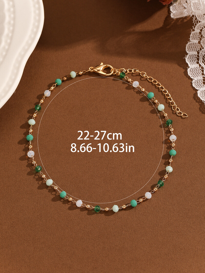 Vară gleznă damă margele piatră gleznă boem plajă gleznă pe picior gleznă brățări pentru femei lanț pentru picioare