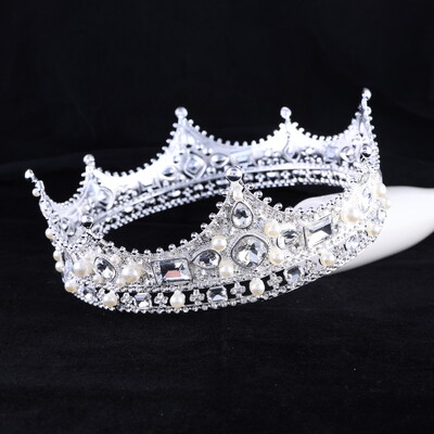 Diademi și coroane de mireasă de cristal de lux pentru petrecere cu strasuri de bal Diadem nunta accesorii de păr bijuterii de mireasă