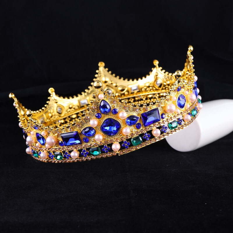 Diademi și coroane de mireasă de cristal de lux pentru petrecere cu strasuri de bal Diadem nunta accesorii de păr bijuterii de mireasă