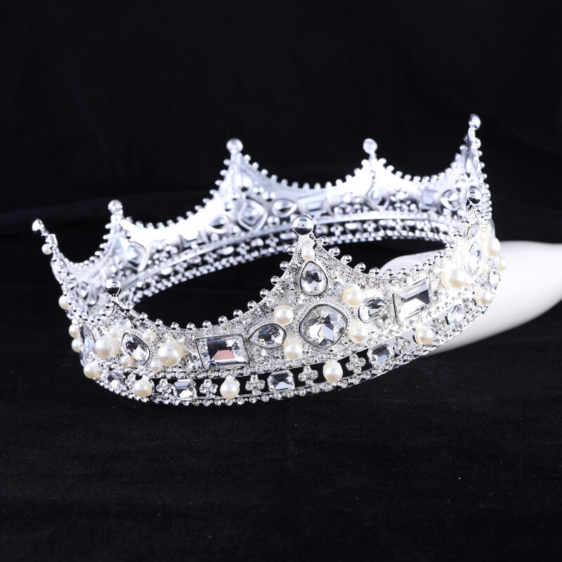 Diademi și coroane de mireasă de cristal de lux pentru petrecere cu strasuri de bal Diadem nunta accesorii de păr bijuterii de mireasă