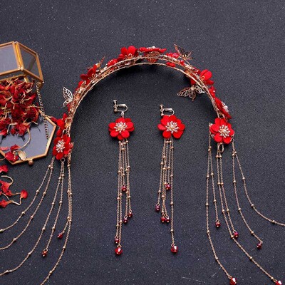 Piepteni de păr Hanfu pentru femei, accesorii de păr de nuntă tradiționale chinezești