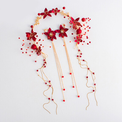 Piepteni de păr Hanfu pentru femei, accesorii de păr de nuntă tradiționale chinezești