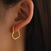 Cercei din oțel inoxidabil, rafinat și drăguț, cercei cu temperament atmosferic, inimă, pentru femei, bijuterii, aniversare nou