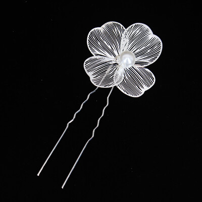 2 DB menyasszonyi fejdísz Kézzel készített virág gyöngy hajfésűtűk Esküvői formázás Ékszer Divatbetét Fésű Haj Kiegészítők Ajándékok