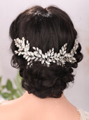 9 szín Kézzel készített esküvői menyasszonyi strassz fejpánt fejfedők báli haj ékszerek esküvői haj kiegészítők nőknek