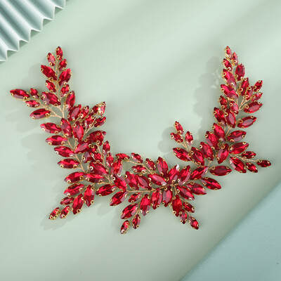 9 szín Kézzel készített esküvői menyasszonyi strassz fejpánt fejfedők báli haj ékszerek esküvői haj kiegészítők nőknek