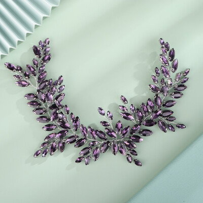 9 szín Kézzel készített esküvői menyasszonyi strassz fejpánt fejfedők báli haj ékszerek esküvői haj kiegészítők nőknek