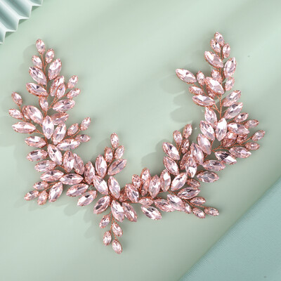 9 szín Kézzel készített esküvői menyasszonyi strassz fejpánt fejfedők báli haj ékszerek esküvői haj kiegészítők nőknek