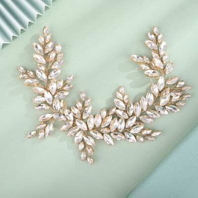 9 szín Kézzel készített esküvői menyasszonyi strassz fejpánt fejfedők báli haj ékszerek esküvői haj kiegészítők nőknek