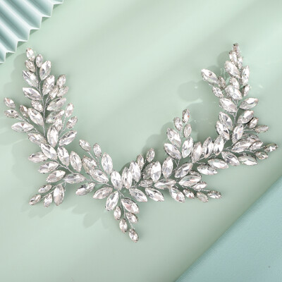 9 szín Kézzel készített esküvői menyasszonyi strassz fejpánt fejfedők báli haj ékszerek esküvői haj kiegészítők nőknek