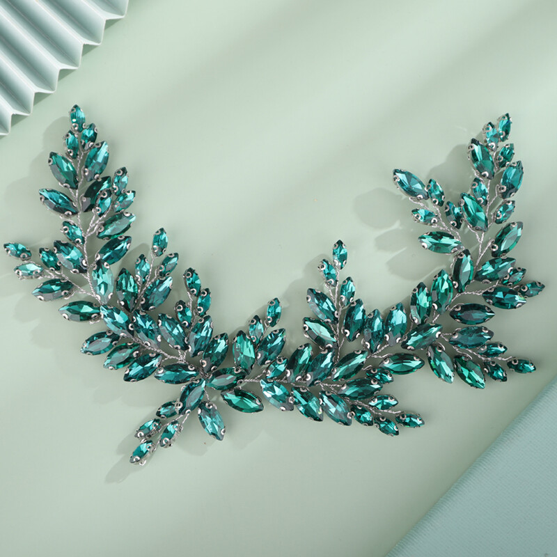 9 szín Kézzel készített esküvői menyasszonyi strassz fejpánt fejfedők báli haj ékszerek esküvői haj kiegészítők nőknek