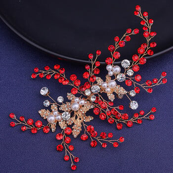 Μόδα Rhinestone Headband Νύφη Κεφαλή για Αξεσουάρ Μαλλιών Γυναικεία Χειροποίητα Κεφαλόδεσμα Νυφικά Κεφαλοκεφαλία Γάμου