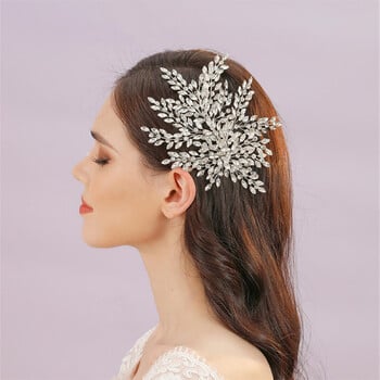 Μόδα Rhinestone Headband Νύφη Κεφαλή για Αξεσουάρ Μαλλιών Γυναικεία Χειροποίητα Κεφαλόδεσμα Νυφικά Κεφαλοκεφαλία Γάμου