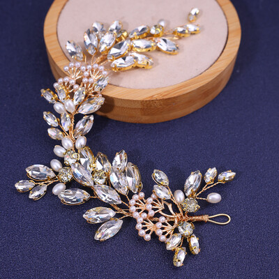 Madingi Kalnų krištolinio akmens galvos apdangalai nuotakos galvos apdangalai plaukams aksesuarai moterų rankų darbo galvos juosta nuotakos galvos apdangalai vestuviniai galvos apdangalai