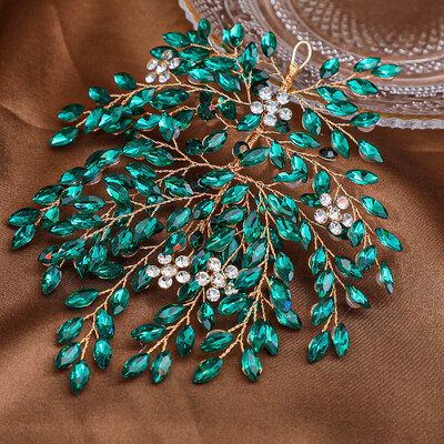 Madingi Kalnų krištolinio akmens galvos apdangalai nuotakos galvos apdangalai plaukams aksesuarai moterų rankų darbo galvos juosta nuotakos galvos apdangalai vestuviniai galvos apdangalai