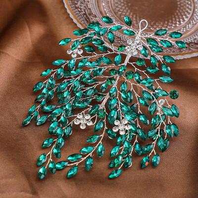 Madingi Kalnų krištolinio akmens galvos apdangalai nuotakos galvos apdangalai plaukams aksesuarai moterų rankų darbo galvos juosta nuotakos galvos apdangalai vestuviniai galvos apdangalai