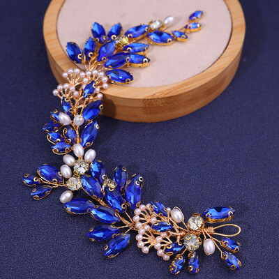 Madingi Kalnų krištolinio akmens galvos apdangalai nuotakos galvos apdangalai plaukams aksesuarai moterų rankų darbo galvos juosta nuotakos galvos apdangalai vestuviniai galvos apdangalai