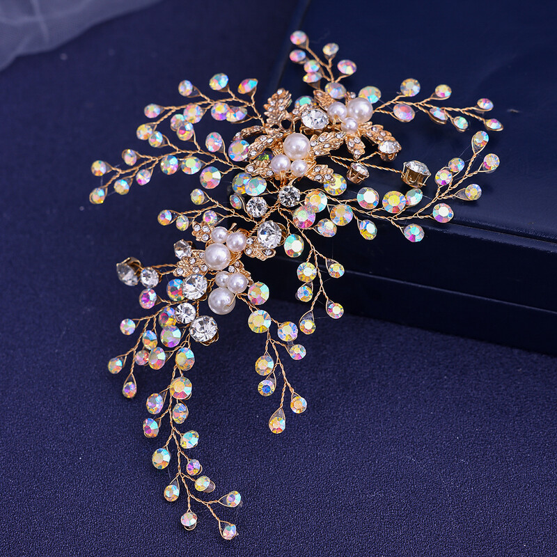 Madingi Kalnų krištolinio akmens galvos apdangalai nuotakos galvos apdangalai plaukams aksesuarai moterų rankų darbo galvos juosta nuotakos galvos apdangalai vestuviniai galvos apdangalai