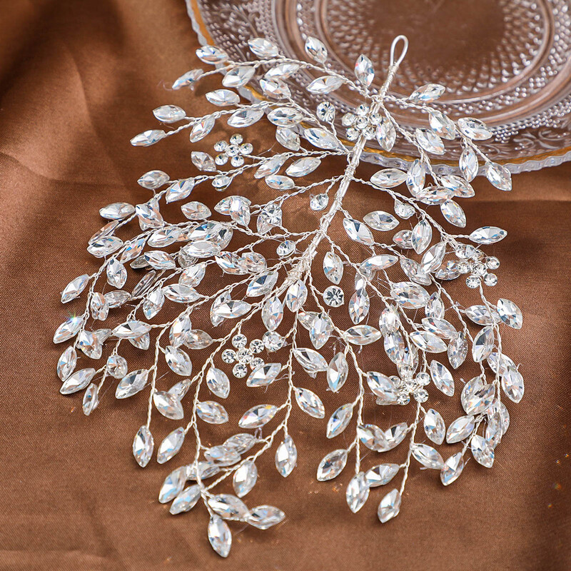 Madingi Kalnų krištolinio akmens galvos apdangalai nuotakos galvos apdangalai plaukams aksesuarai moterų rankų darbo galvos juosta nuotakos galvos apdangalai vestuviniai galvos apdangalai