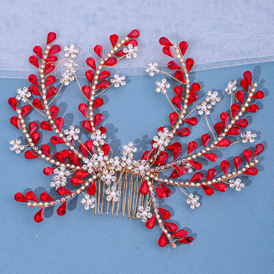 Pieptene Mireasa Strasuri pentru Cap cu Pieptene Femeie Agrafe de Par Accesorii pentru Par Nunta Coafura Mireasa pentru Bijuterii de Petrecere