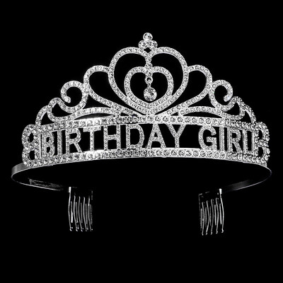 Tiara de cristal Bijuterii de mireasa Rafinat petrecere de mireasa Coroana de mireasa cu strass Bijuterii de par noi pentru femei Accesorii pentru par