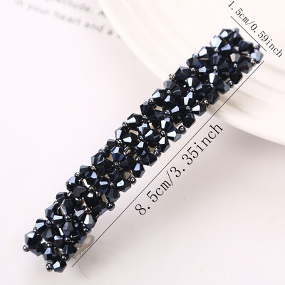 Noi agrafe de păr elegante coreene cleme de păr din cristal strasuri agrafe de păr pentru femei fete accesorii de păr